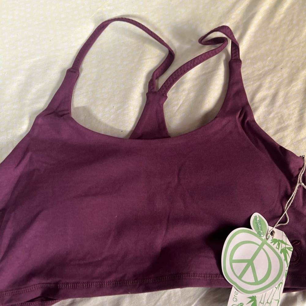 Green Apple Deep Purple Bralette